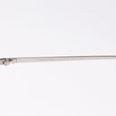 CHANEL CC Rimless Sunglasses Metal Blue Silver CC Auth am13369V-16