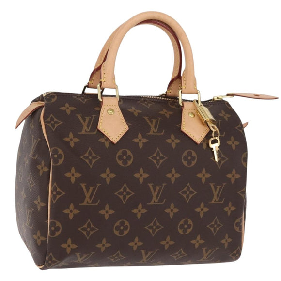 LOUIS VUITTON Monogram Speedy 25 Hand Bag M41528 LV Auth am13373V