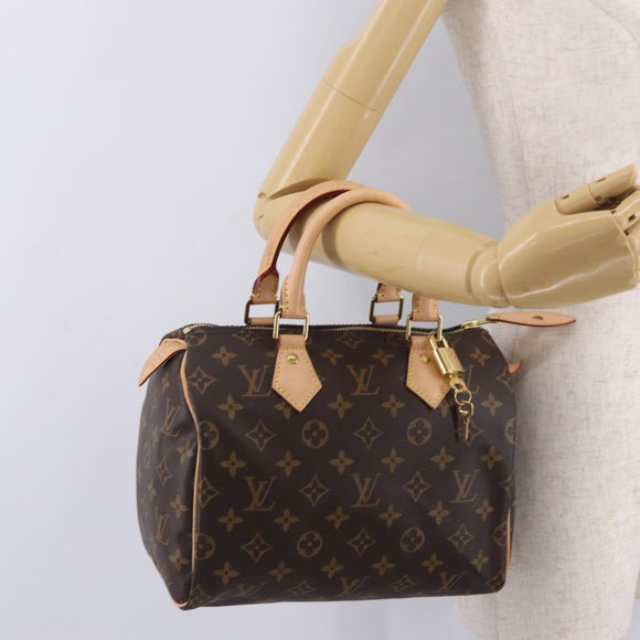 LOUIS VUITTON Monogram Speedy 25 Hand Bag M41528 LV Auth am13373V