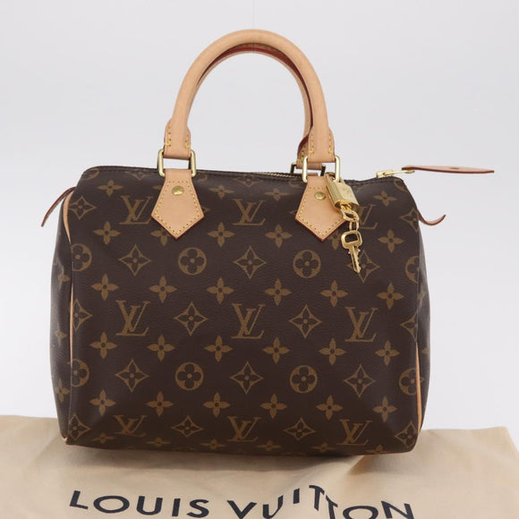 LOUIS VUITTON Monogram Speedy 25 Hand Bag M41528 LV Auth am13373V