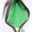 LOUIS VUITTON Monogram Perfo Pochette Cles Coin Purse Green M95186 Auth am13375M-16