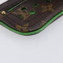 LOUIS VUITTON Monogram Perfo Pochette Cles Coin Purse Green M95186 Auth am13375M-9