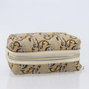 GUCCI Whale Pattern Pouch Canvas Brown Gold 29595 Auth am13376V-6