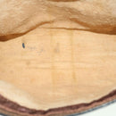 GUCCI GG Canvas Web Sherry Line Clutch Bag Beige Red Green Auth am3107-9