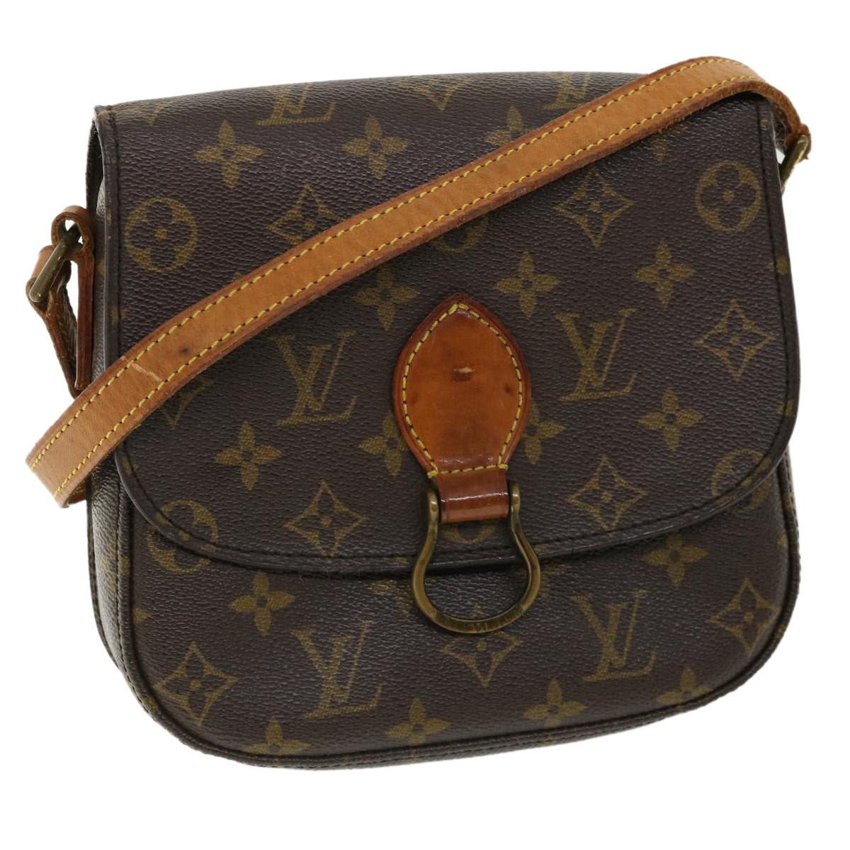 LOUIS VUITTON Monogram Saint Cloud MM Shoulder Bag M51243 LV Auth am3150