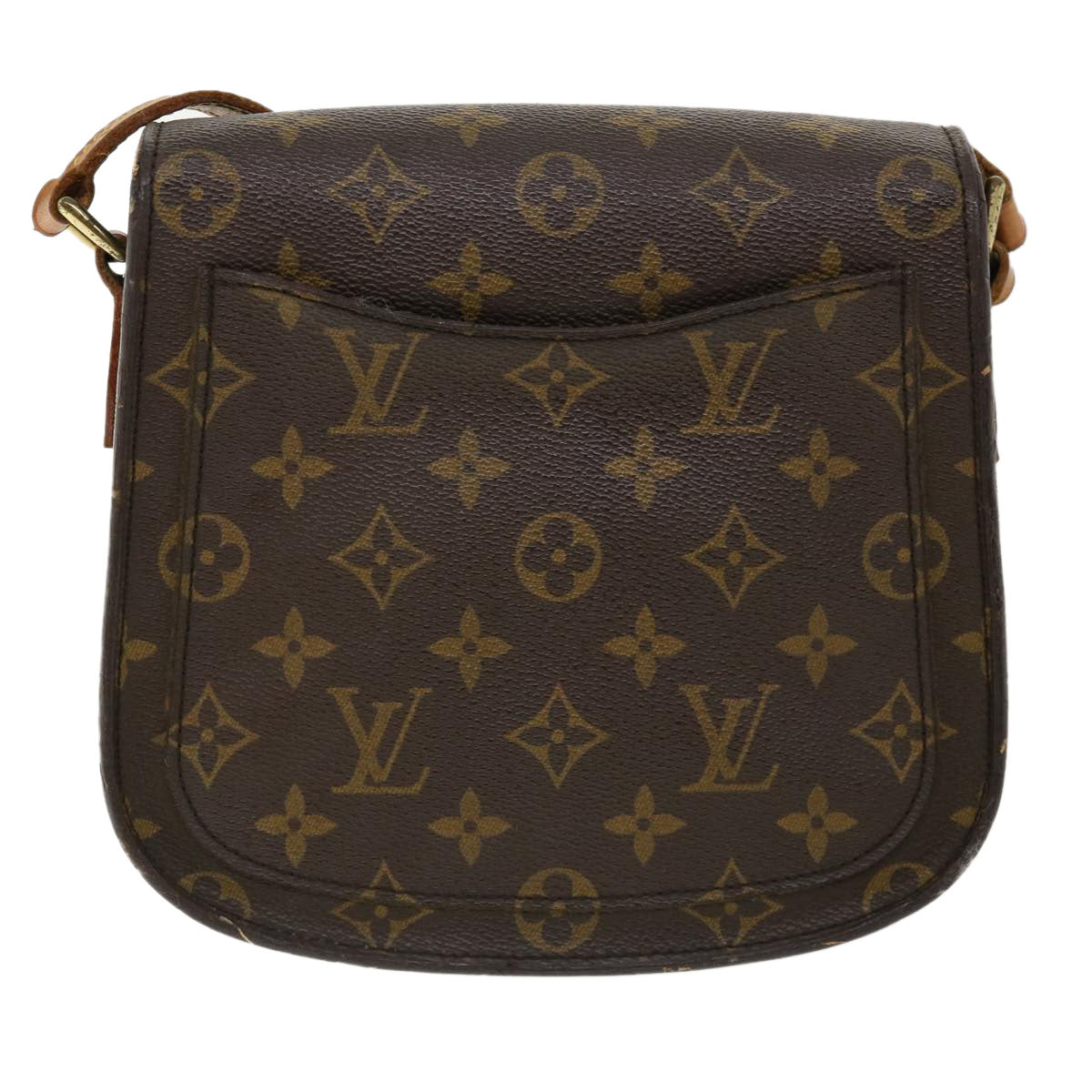 LOUIS VUITTON Monogram Saint Cloud MM Shoulder Bag M51243 LV Auth am3150