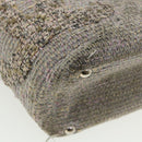 CHANEL Cambon Line Tote Bag Pink Gray CC Auth am3204-16