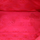 CHANEL Cambon Line Tote Bag Pink Gray CC Auth am3204-10