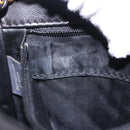 BALLY Matelasse Chain Shoulder Bag Leather Black Auth am3215V-25