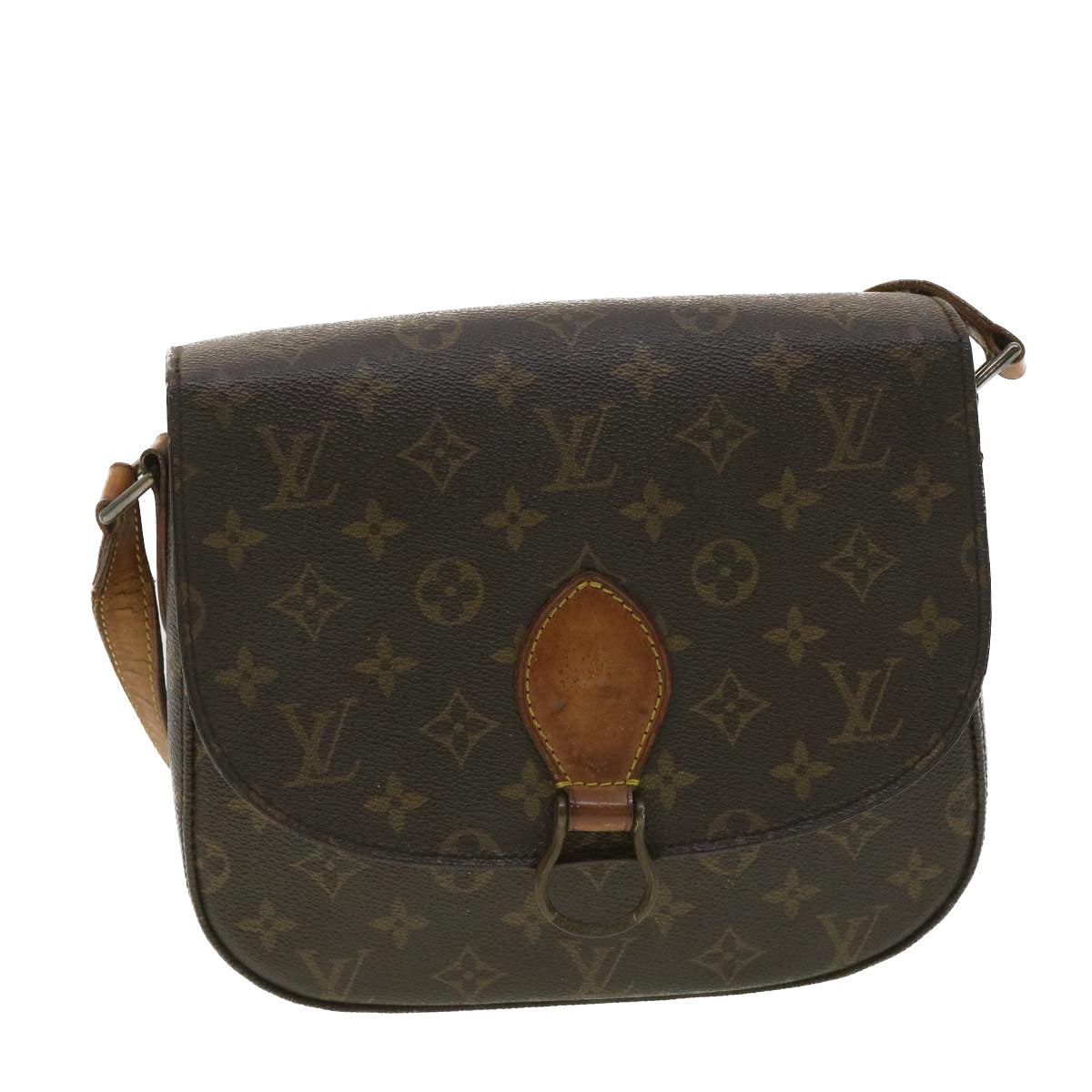 LOUIS VUITTON Monogram Saint Cloud GM Shoulder Bag M51242 LV Auth am3484