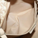 Christian Dior Trotter Canvas Chain Tote Bag PVC Leather Beige Auth am3502-22