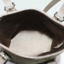 LOUIS VUITTON Monogram Satin Little bucket Hand Bag Beige M92145 LV Auth am3521V-10