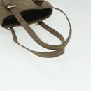 LOUIS VUITTON Monogram Satin Little bucket Hand Bag Beige M92145 LV Auth am3521V-7