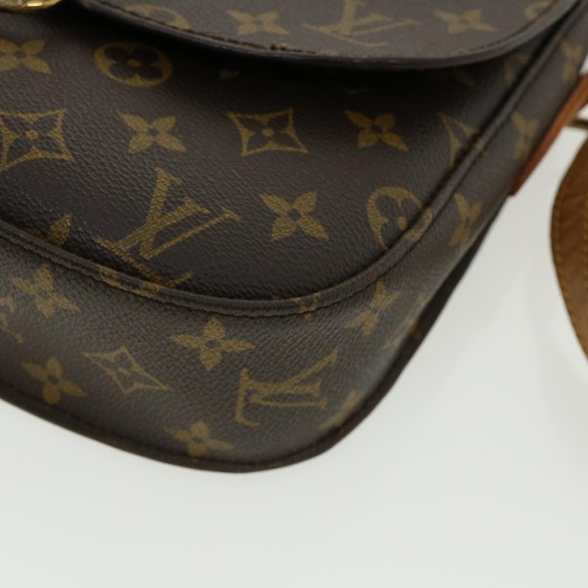 LOUIS VUITTON Monogram Saint Cloud GM Shoulder Bag M51242 LV Auth am3541