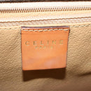CELINE Macadam Canvas Hand Bag PVC Leather Brown Auth am3558V-18