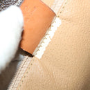 CELINE Macadam Canvas Hand Bag PVC Leather Brown Auth am3558V-10