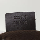 GUCCI GG Canvas Tote Bag Coated Canvas Beige Dark Brown Auth am3623-12