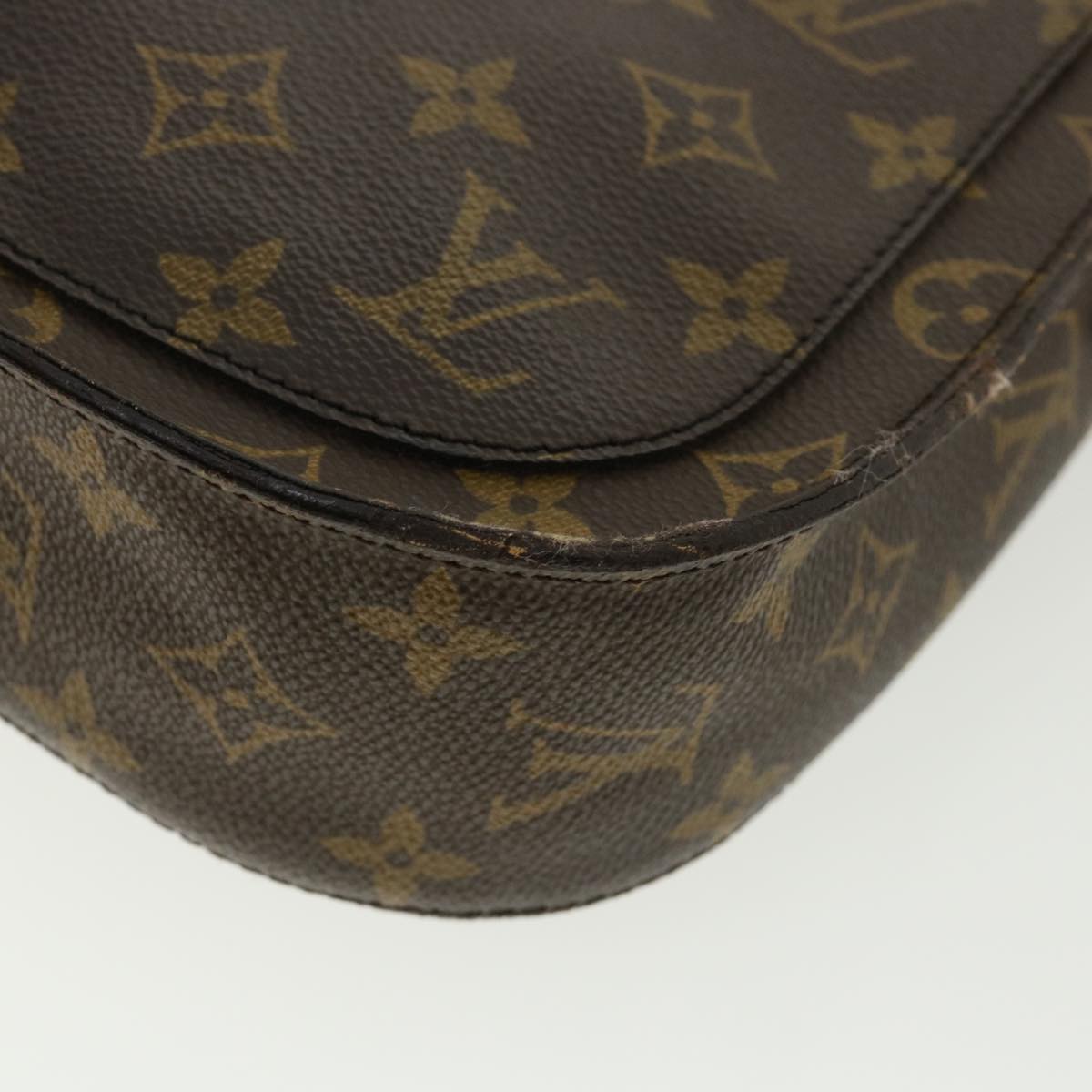 LOUIS VUITTON Monogram Saint Cloud GM Shoulder Bag M51242 LV Auth am3664