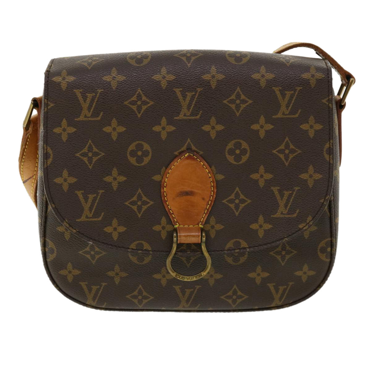 LOUIS VUITTON Monogram Saint Cloud GM Shoulder Bag M51242 LV Auth am3664