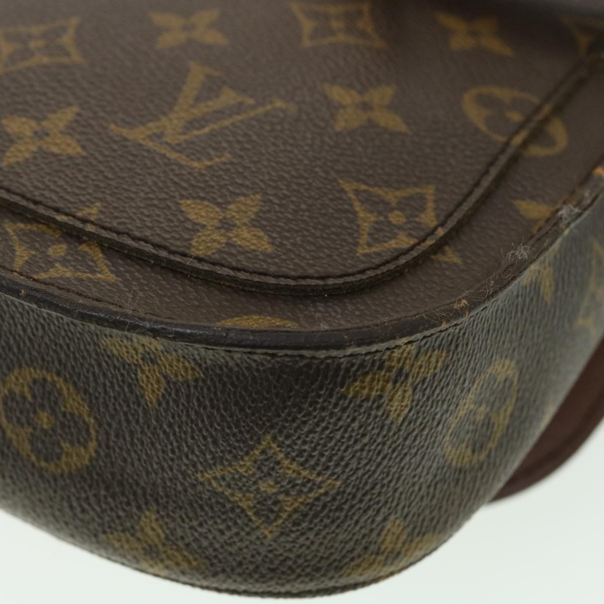 LOUIS VUITTON Monogram Saint Cloud MM Shoulder Bag M51243 LV Auth am3753