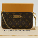 LOUIS VUITTON Monogram Chain Pochette Mira MM Accessory Pouch M60094 LV am3792SA-12