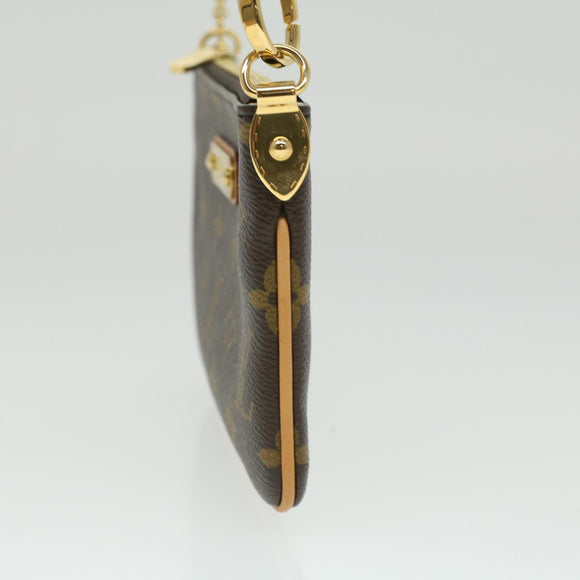 LOUIS VUITTON Monogram Chain Pochette Mira MM Accessory Pouch M60094 LV am3792SA