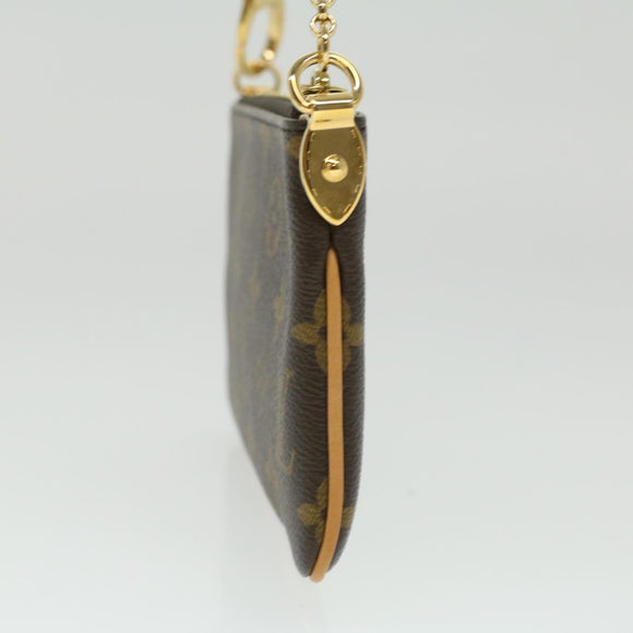 LOUIS VUITTON Monogram Chain Pochette Mira MM Accessory Pouch M60094 LV am3792SA