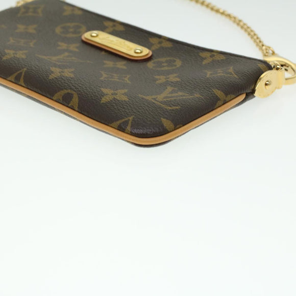 LOUIS VUITTON Monogram Chain Pochette Mira MM Accessory Pouch M60094 LV am3792SA