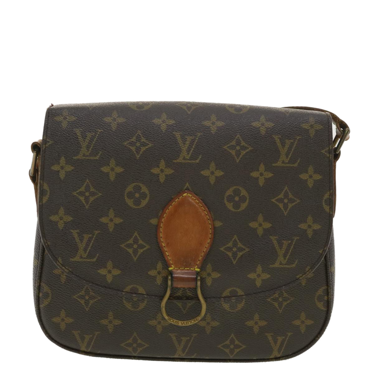 LOUIS VUITTON Monogram Saint Cloud GM Shoulder Bag M51242 LV Auth am3847