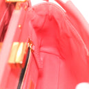 FENDI micro picaboo Hand Bag Leather 2way Orange Auth am3883-21