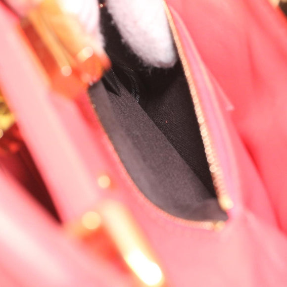 FENDI micro picaboo Hand Bag Leather 2way Orange Auth am3883