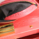 FENDI micro picaboo Hand Bag Leather 2way Orange Auth am3883-11