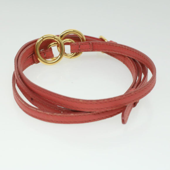 FENDI micro picaboo Hand Bag Leather 2way Orange Auth am3883