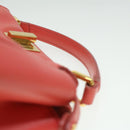 FENDI micro picaboo Hand Bag Leather 2way Orange Auth am3883-14