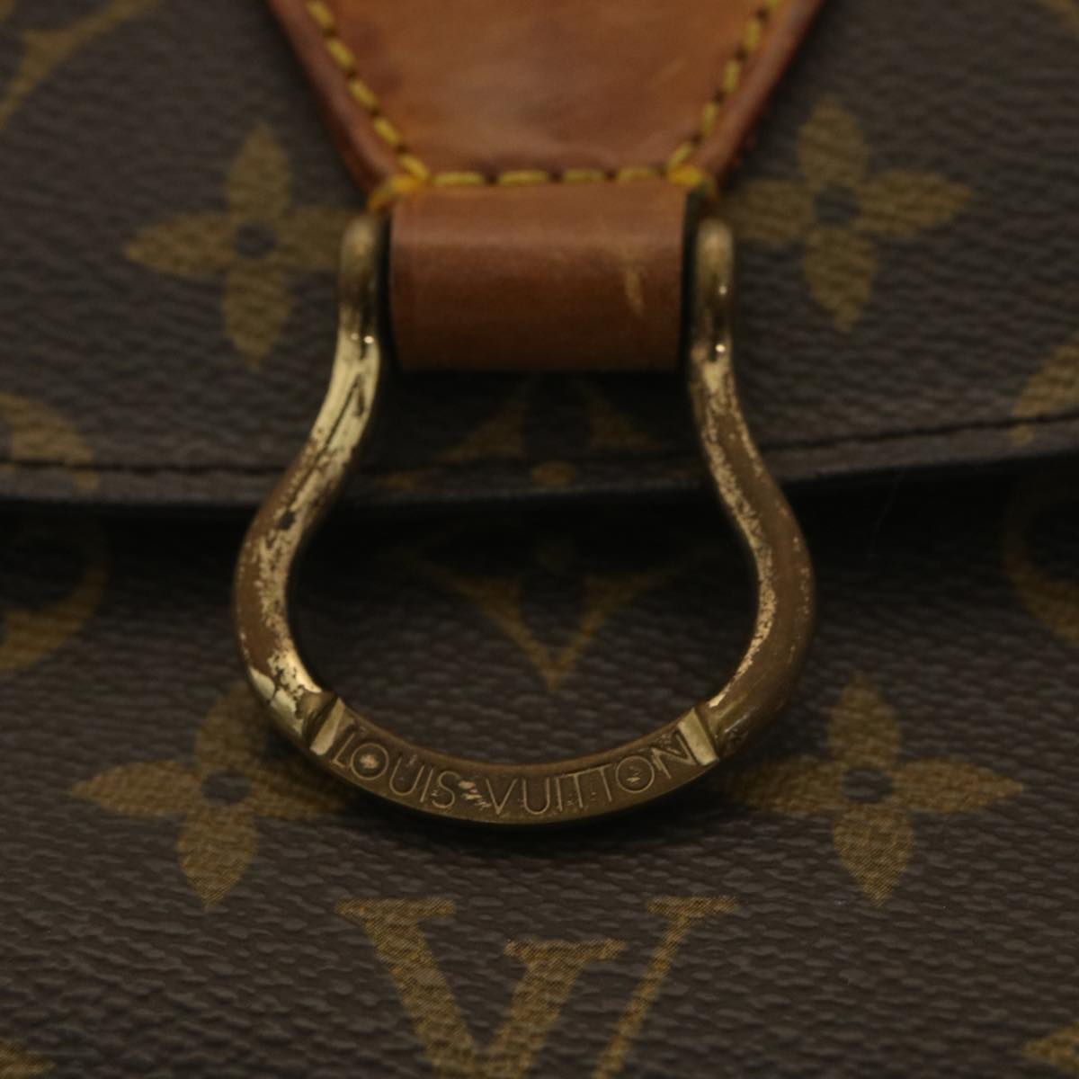 LOUIS VUITTON Monogram Saint Cloud GM Shoulder Bag M51242 LV Auth am3898