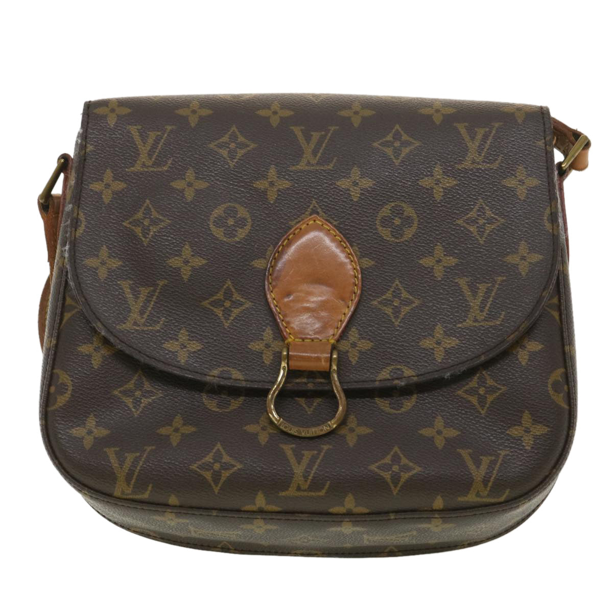 LOUIS VUITTON Monogram Saint Cloud GM Shoulder Bag M51242 LV Auth am3898