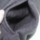 CELINE Sweatshirt Dress Cotton M Gray Black Auth am3981-4