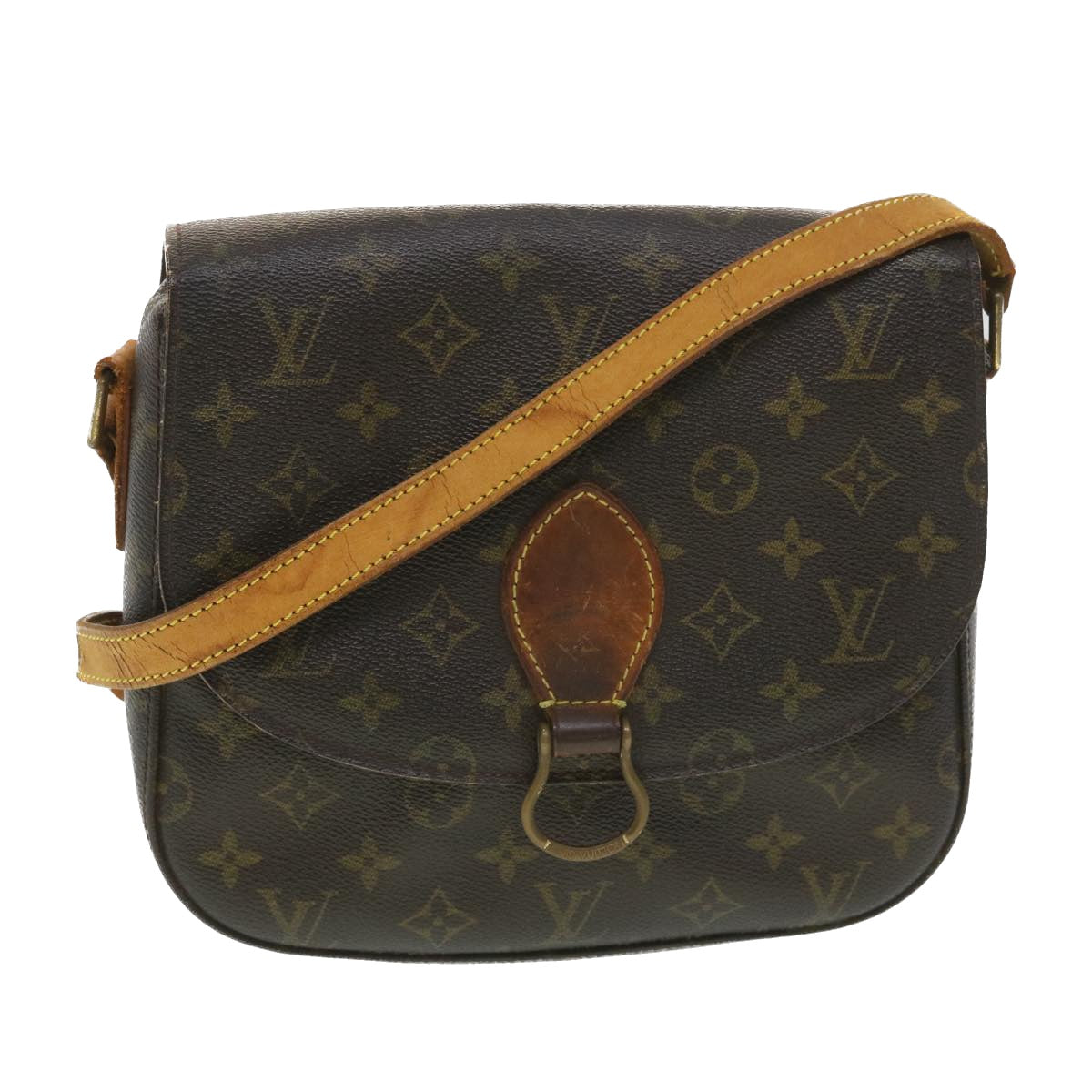 LOUIS VUITTON Monogram Saint Cloud GM Shoulder Bag M51242 LV Auth am4035