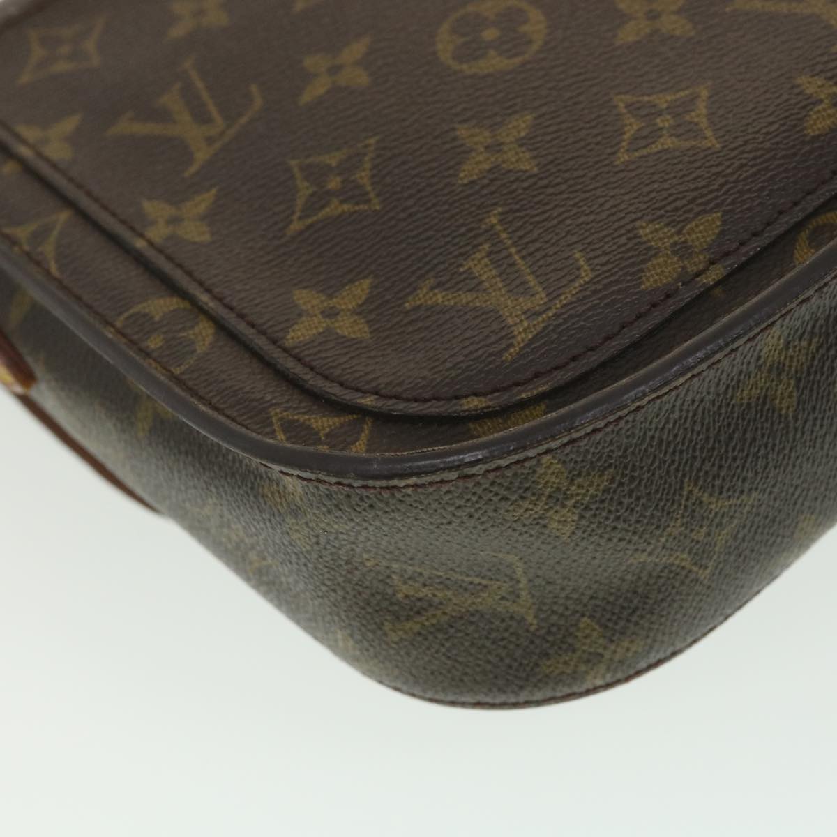 LOUIS VUITTON Monogram Saint Cloud GM Shoulder Bag M51242 LV Auth am4035