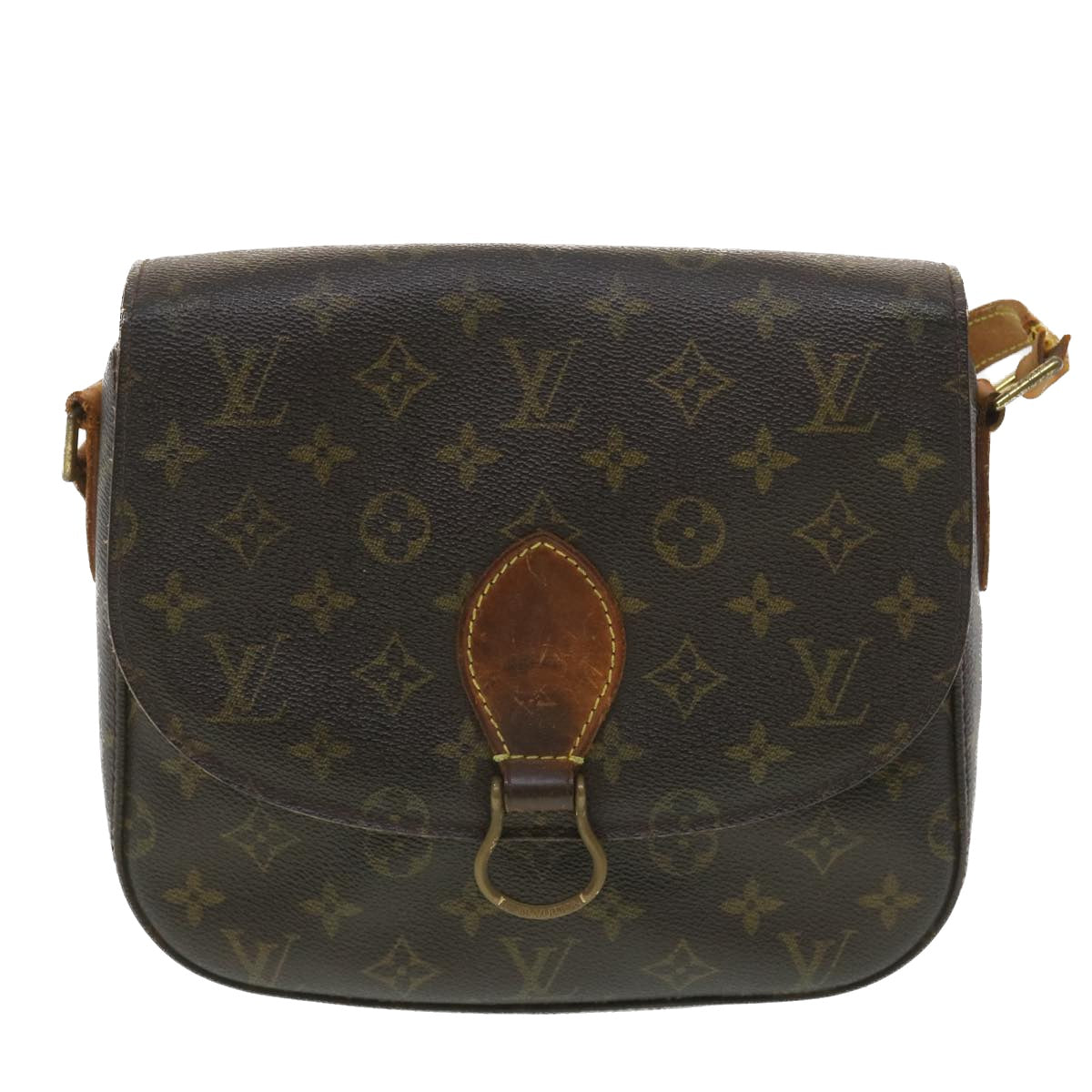 LOUIS VUITTON Monogram Saint Cloud GM Shoulder Bag M51242 LV Auth am4035