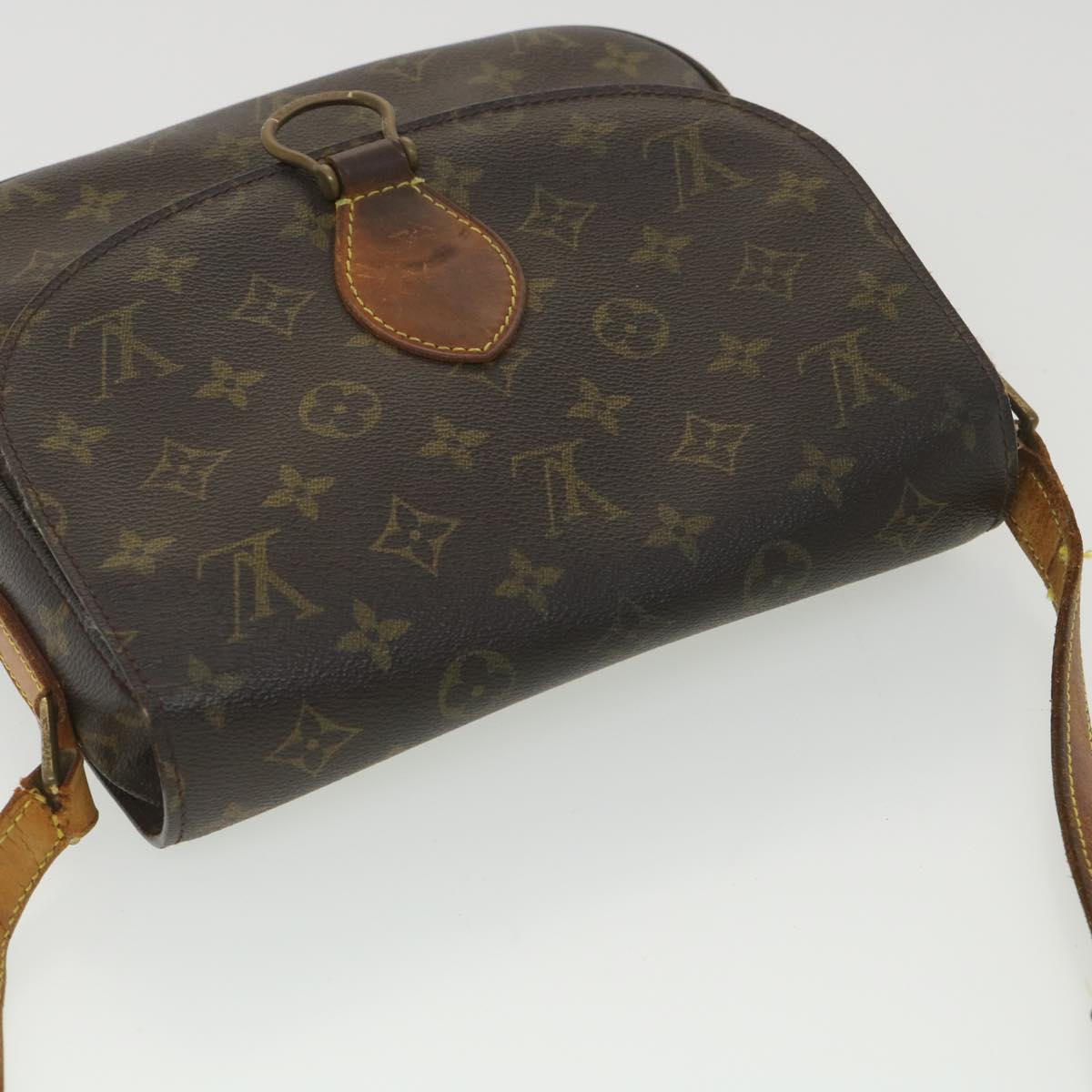 LOUIS VUITTON Monogram Saint Cloud GM Shoulder Bag M51242 LV Auth am4035