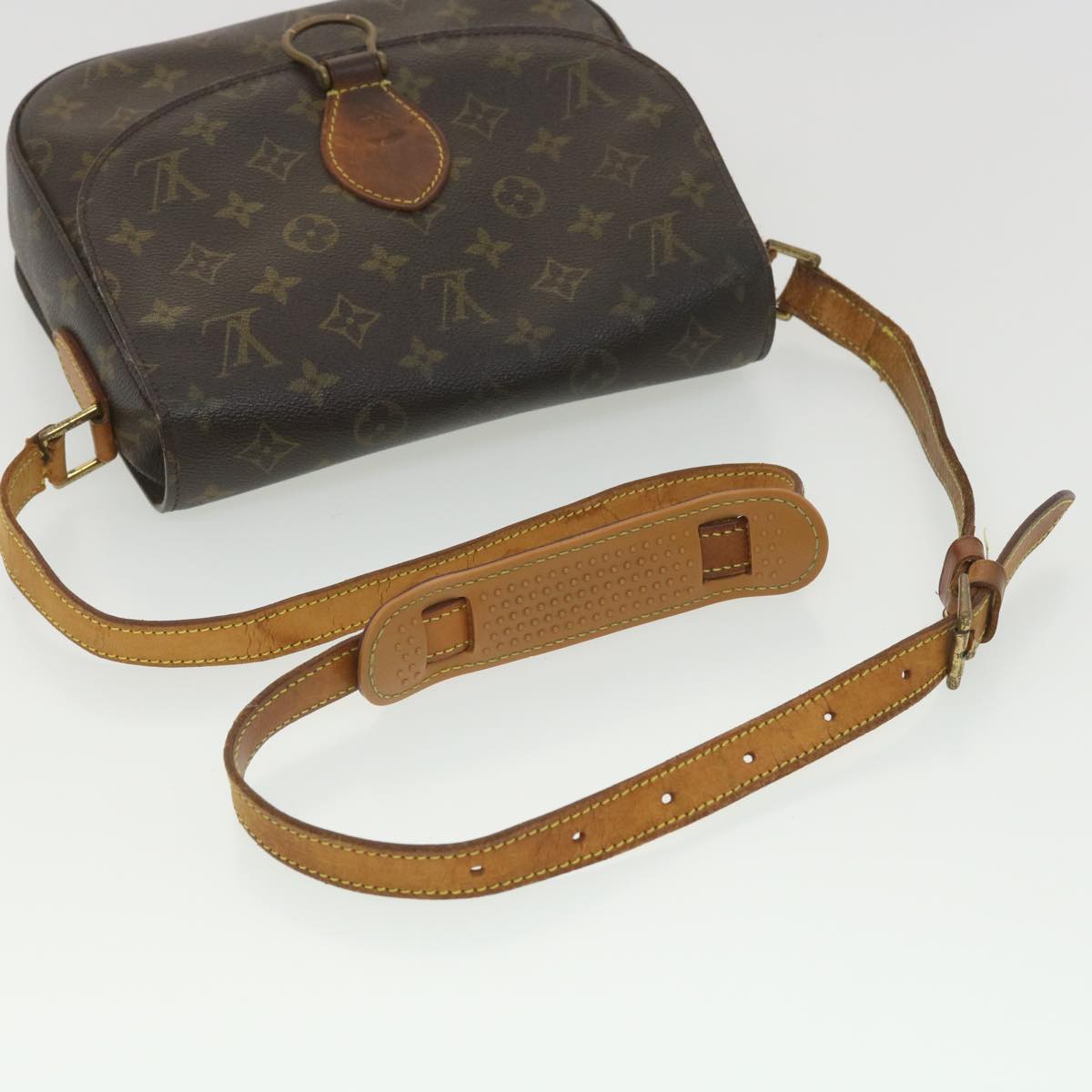 LOUIS VUITTON Monogram Saint Cloud GM Shoulder Bag M51242 LV Auth am4035