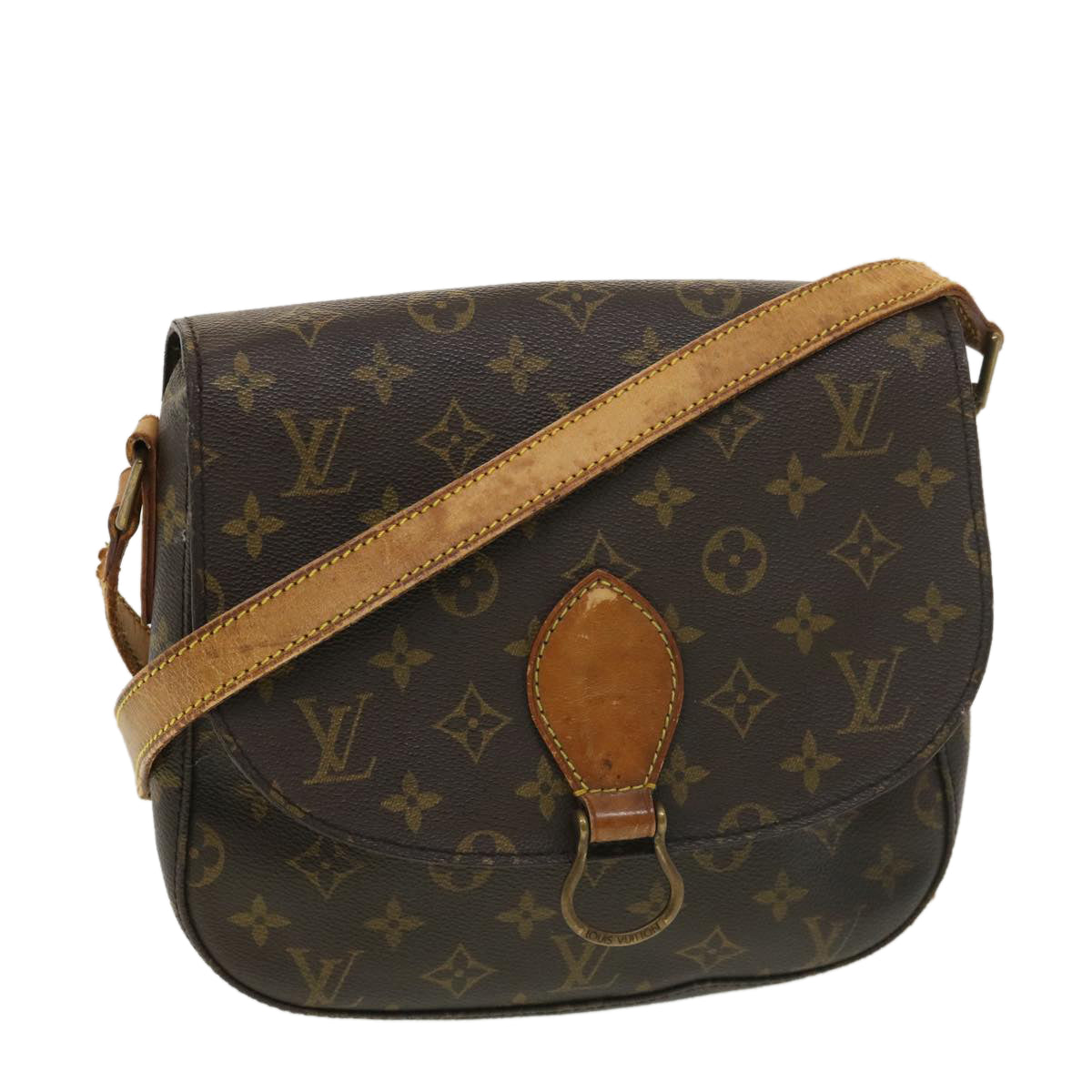 LOUIS VUITTON Monogram Saint Cloud GM Shoulder Bag M51242 LV Auth am4076