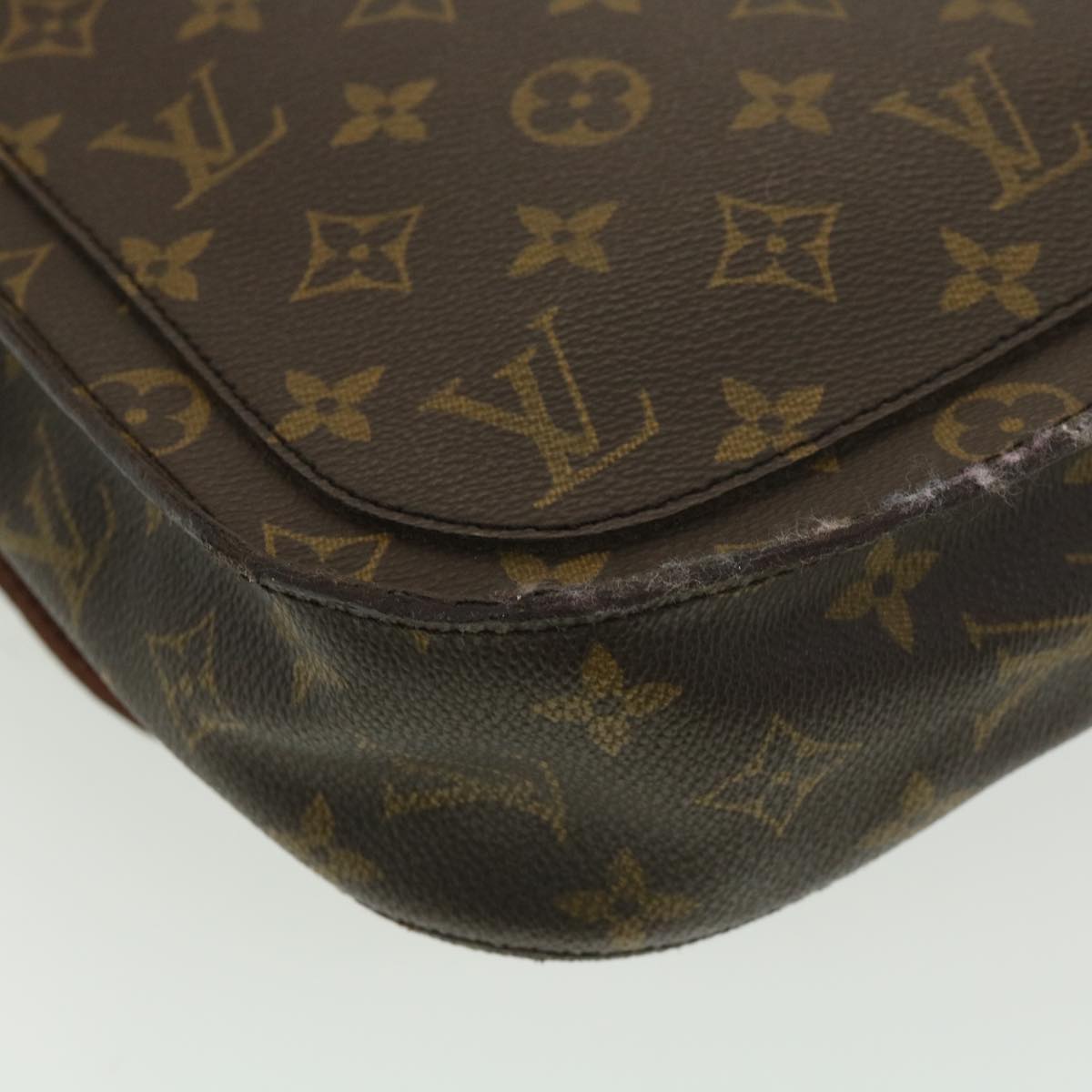 LOUIS VUITTON Monogram Saint Cloud GM Shoulder Bag M51242 LV Auth am4076