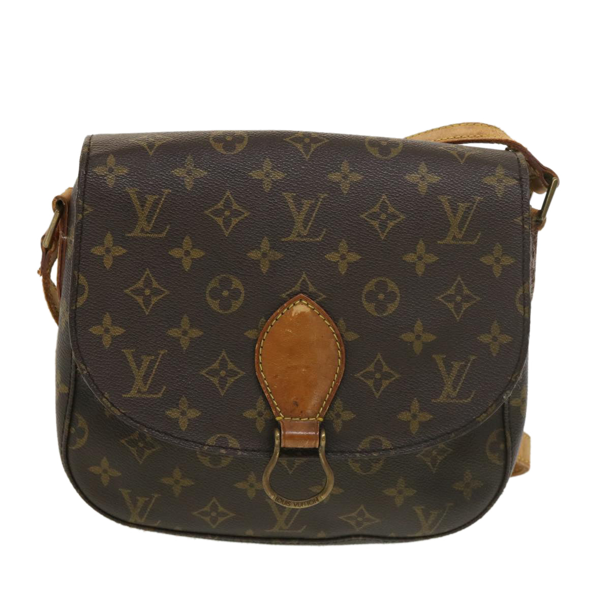 LOUIS VUITTON Monogram Saint Cloud GM Shoulder Bag M51242 LV Auth am4076