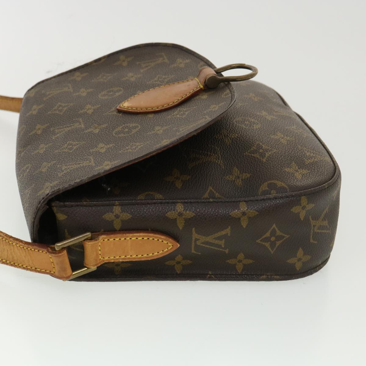 LOUIS VUITTON Monogram Saint Cloud GM Shoulder Bag M51242 LV Auth am4076