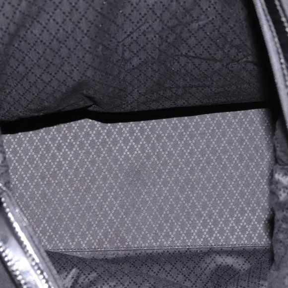 GUCCI Boston Bag Nylon Black 012 2122 0161 10 Auth am4144