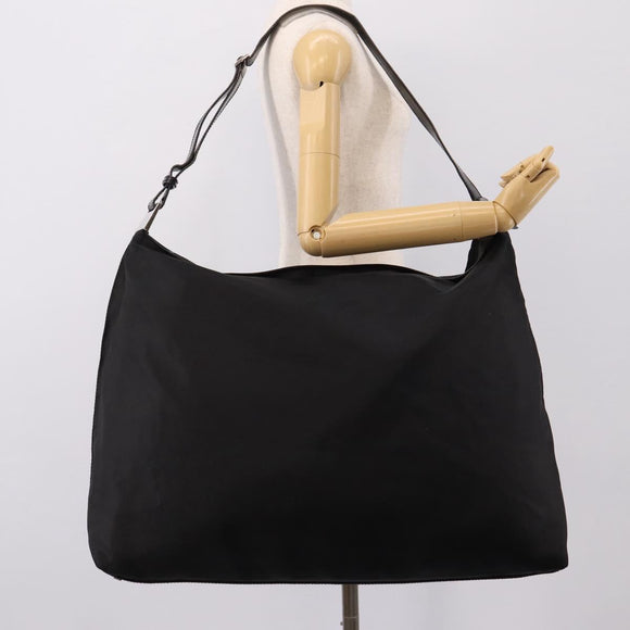 GUCCI Boston Bag Nylon Black 012 2122 0161 10 Auth am4144