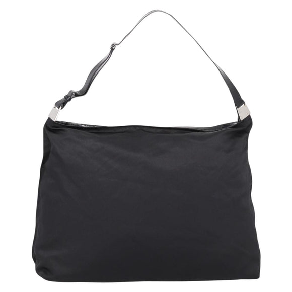 GUCCI Boston Bag Nylon Black 012 2122 0161 10 Auth am4144