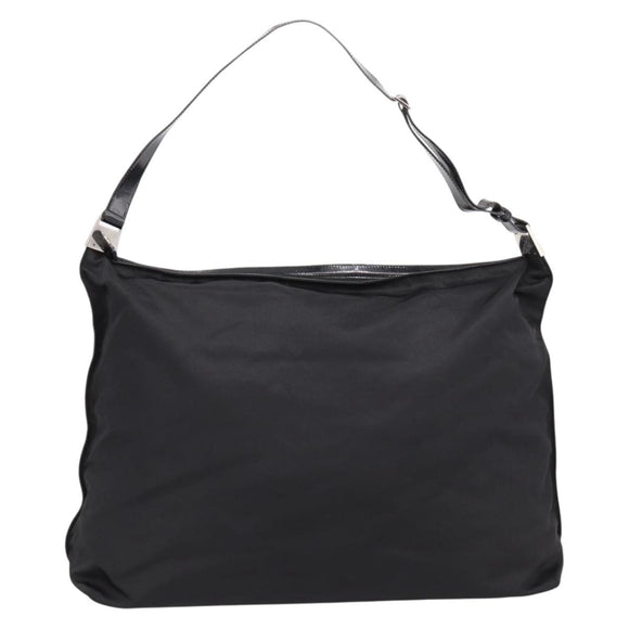 GUCCI Boston Bag Nylon Black 012 2122 0161 10 Auth am4144